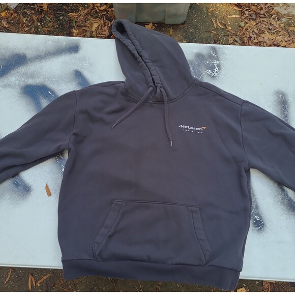 Hollister McLaren Formula 1 Team Gray Graphic Hoodie MCL60 - Picture 4 of 12